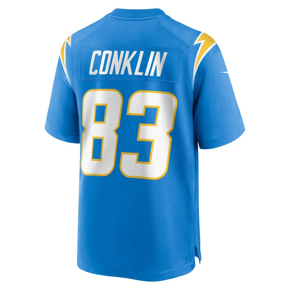 Tyler Conklin Los Angeles Chargers Team Game Jersey - Powder Blue online