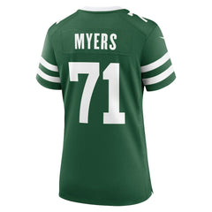 Josh Myers New York Jets Women's Game Jersey - Legacy Green cheap