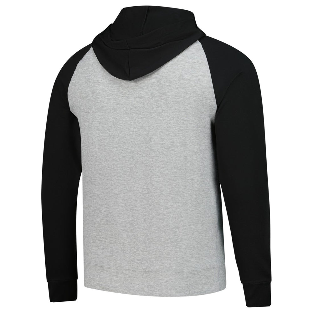 Detroit Lions Antigua Urgent Pullover Hoodie - Heather Gray/Black discount