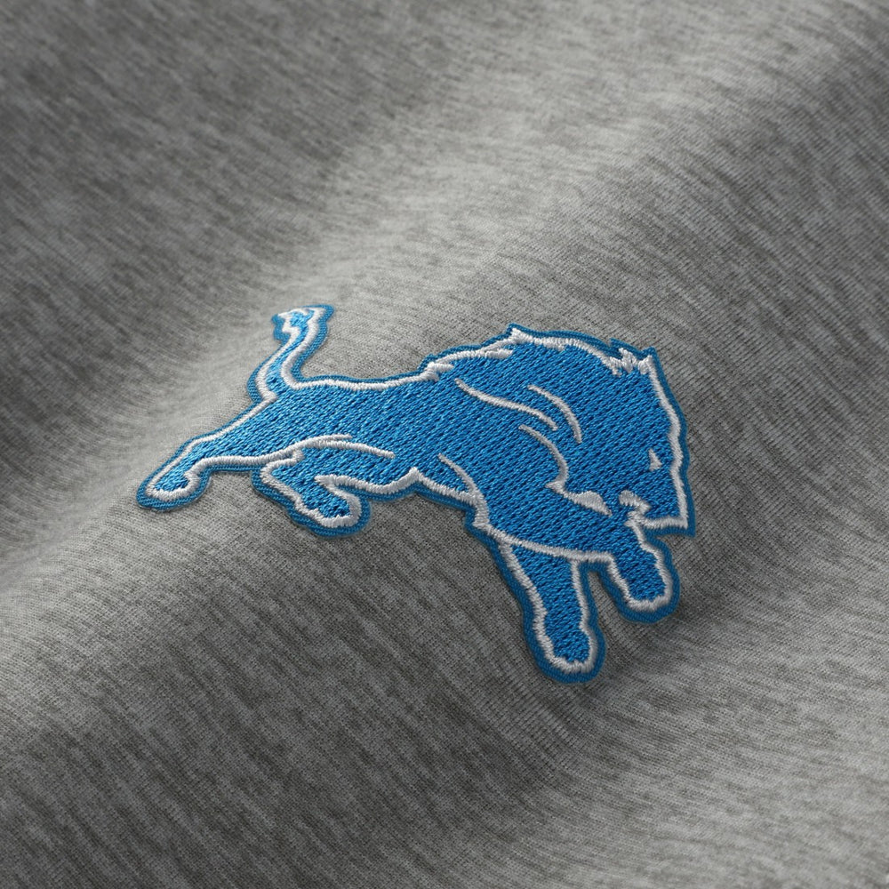 Detroit Lions Antigua Urgent Pullover Hoodie - Heather Gray/Black discount
