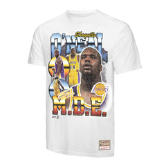Shaquille O'Neal Los Angeles Lakers Commemorative Collage T-Shirt - White sale