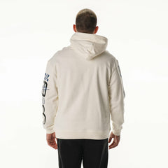Indianapolis Colts The Wild Collective Unisex Stacked Graphic Sleeve Fleece Hoodie - Cream cheap