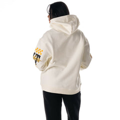 Pittsburgh Steelers The Wild Collective Unisex Stacked Graphic Sleeve Fleece Hoodie - Cream sale