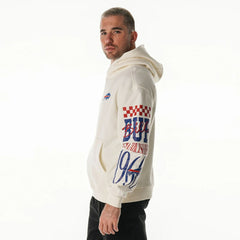Buffalo Bills The Wild Collective Unisex Stacked Graphic Sleeve Fleece Hoodie - Cream outlet