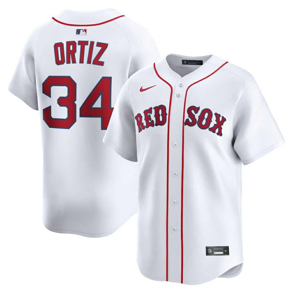 David Ortiz Boston Red Sox Home Limited Jersey White