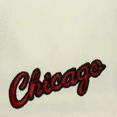 Chicago Bulls Ochre Dusted Double Two-Toned Pro Crown Adjustable Hat - Cream cheap