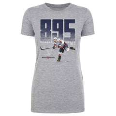 Alexander Ovechkin Washington Capitals 500 Level Women's NHL All-Time Leading Goal Scorer Bold T-Shirt - Heather Gray T-shirts