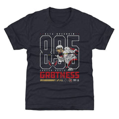 Alexander Ovechkin Washington Capitals 500 Level Youth NHL All-Time Leading Goal Scorer Outline T-Shirt - Navy T-shirts