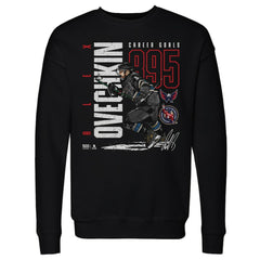 Alexander Ovechkin Washington Capitals 500 Level NHL All-Time Leading Goal Scorer Throwback Pullover Sweatshirt - Black Sweatshirts