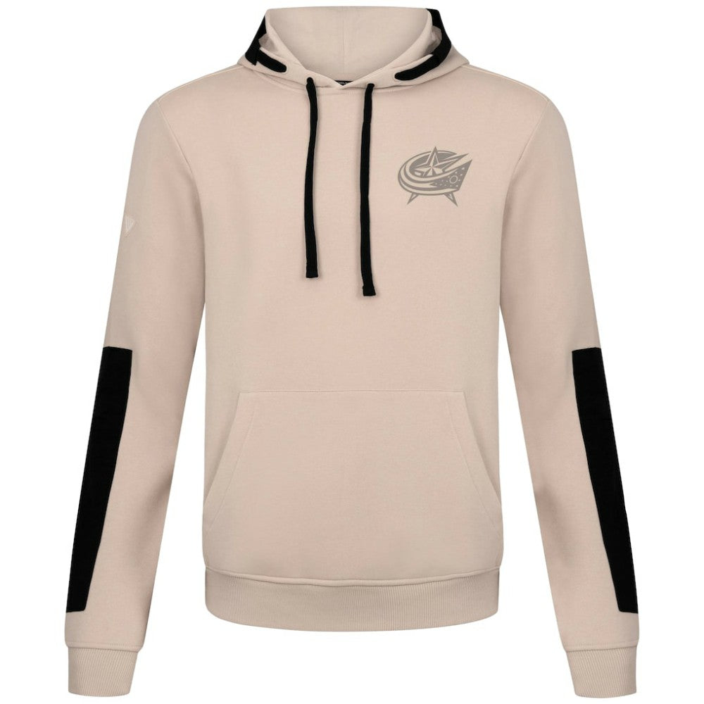 Columbus Blue Jackets Levelwear Bombay Response Pullover Hoodie - Khaki Hoodies
