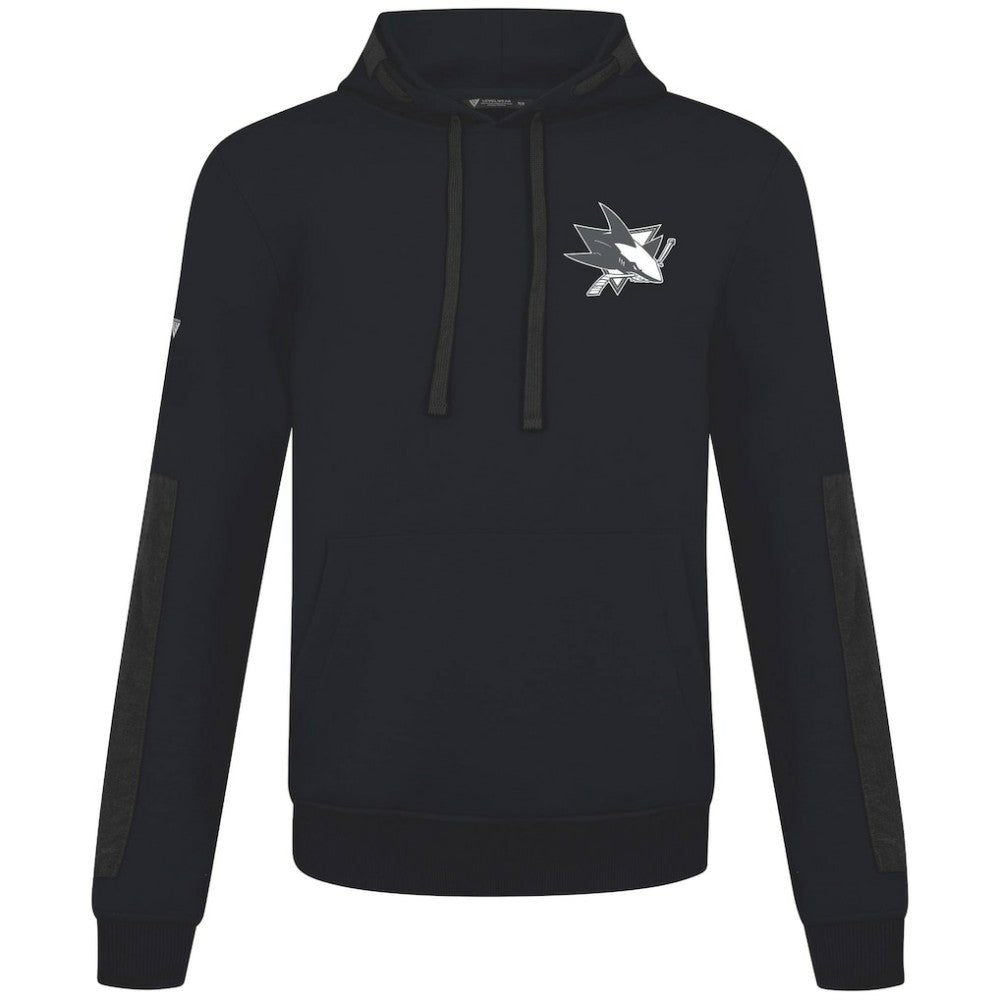 San Jose Sharks Levelwear Bombay Response Pullover Hoodie - Black Hoodies