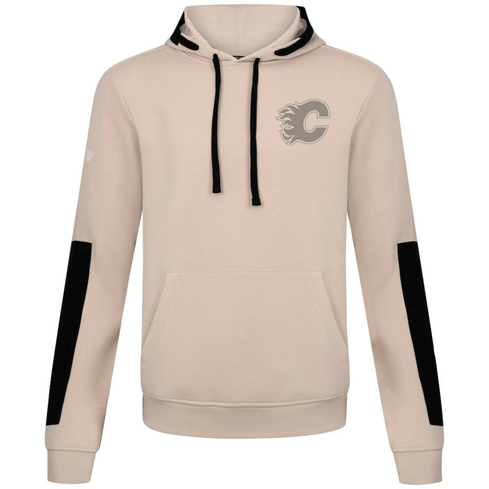 Calgary Flames Levelwear Bombay Response Pullover Hoodie - Khaki Hoodies