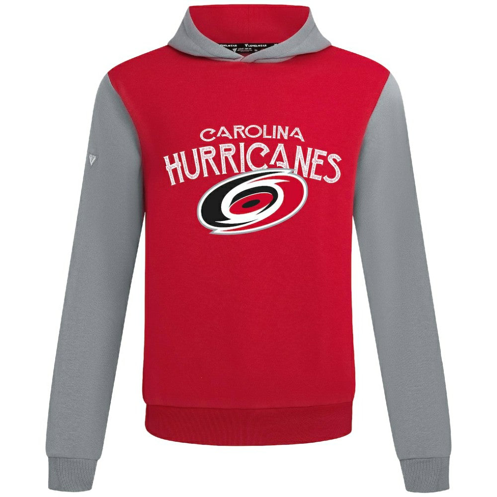 Carolina Hurricanes Levelwear Ultimate Mission Pullover Hoodie - Red/Gray Hoodies