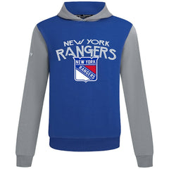New York Rangers Levelwear Ultimate Mission Pullover Hoodie - Royal/Gray Hoodies