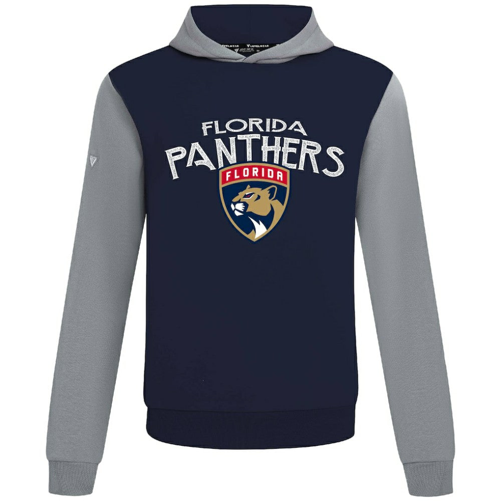 Florida Panthers Levelwear Ultimate Mission Pullover Hoodie - Navy/Gray Hoodies