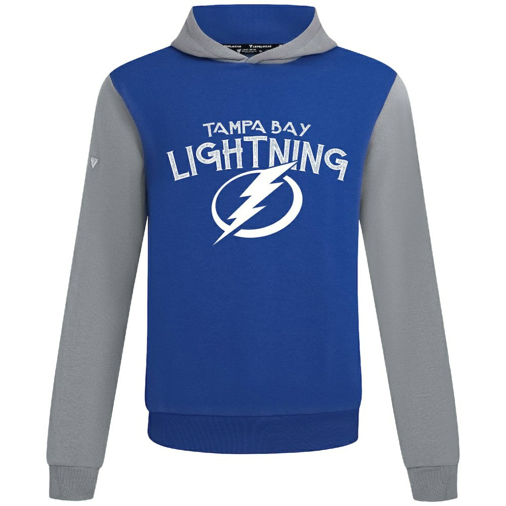 Tampa Bay Lightning Levelwear Ultimate Mission Pullover Hoodie - Royal/Gray Hoodies