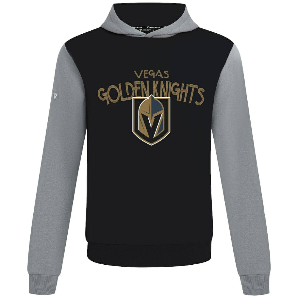 Vegas Golden Knights Levelwear Ultimate Mission Pullover Hoodie - Black/Gray Hoodies