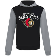 Ottawa Senators Levelwear Ultimate Mission Pullover Hoodie - Black/Gray Hoodies