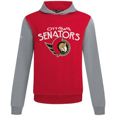 Ottawa Senators Levelwear Ultimate Mission Pullover Hoodie - Red/Gray Hoodies