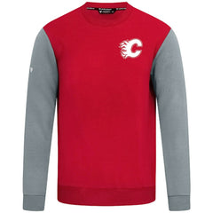 Calgary Flames Levelwear Ultimate Response Sweatshirt - Red/Gray Sweatshirts