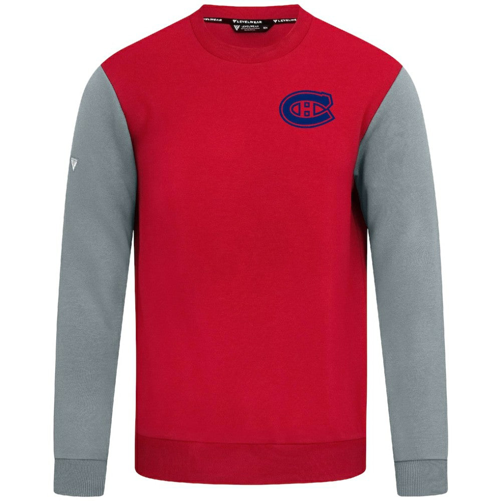Montreal Canadiens Levelwear Ultimate Response Sweatshirt - Red/Gray Sweatshirts