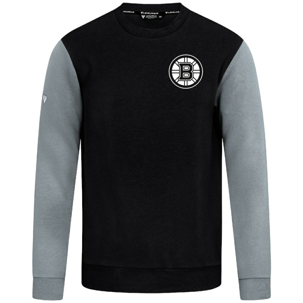 Boston Bruins Levelwear Ultimate Response Sweatshirt - Black/Gray Sweatshirts