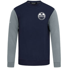 Edmonton Oilers Levelwear Ultimate Response Sweatshirt - Navy/Gray Sweatshirts