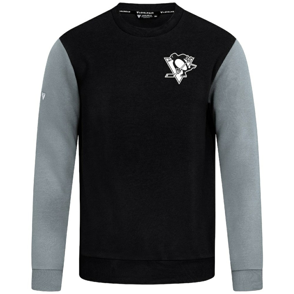 Pittsburgh Penguins Levelwear Ultimate Response Sweatshirt - Black/Gray Sweatshirts