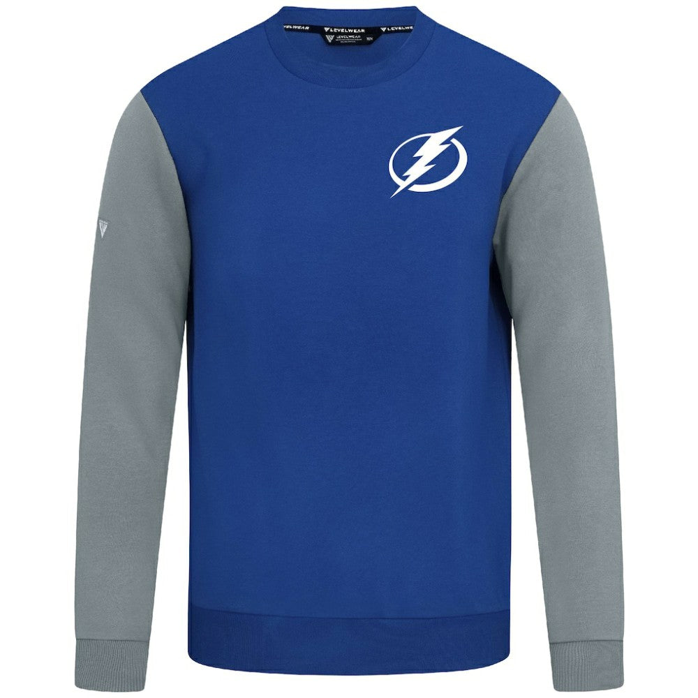 Tampa Bay Lightning Levelwear Ultimate Response Sweatshirt - Royal/Gray Sweatshirts