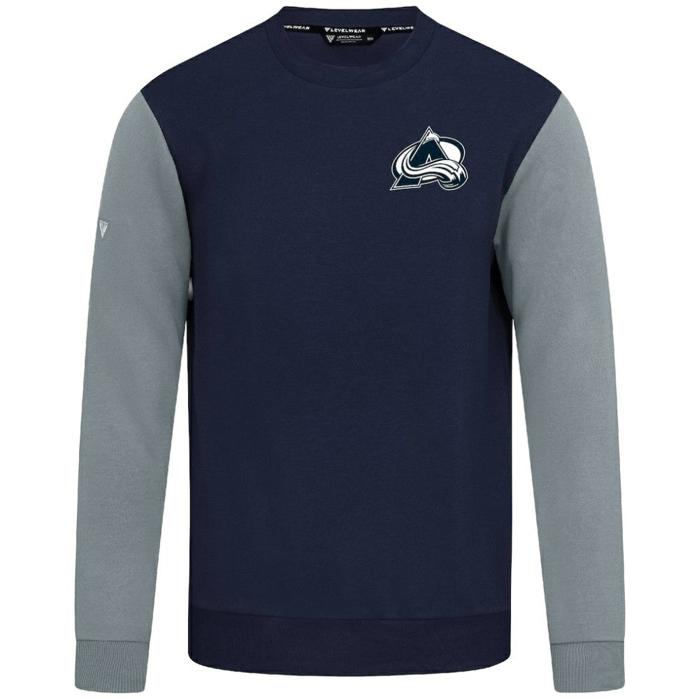 Colorado Avalanche Levelwear Ultimate Response Sweatshirt - Navy/Gray Sweatshirts
