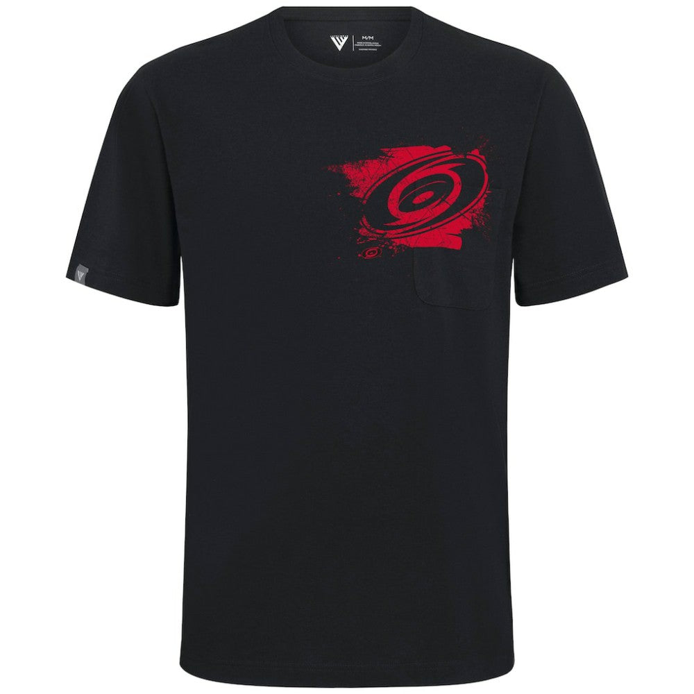 Carolina Hurricanes Levelwear Focal Blasted T-Shirt - Black T-shirts