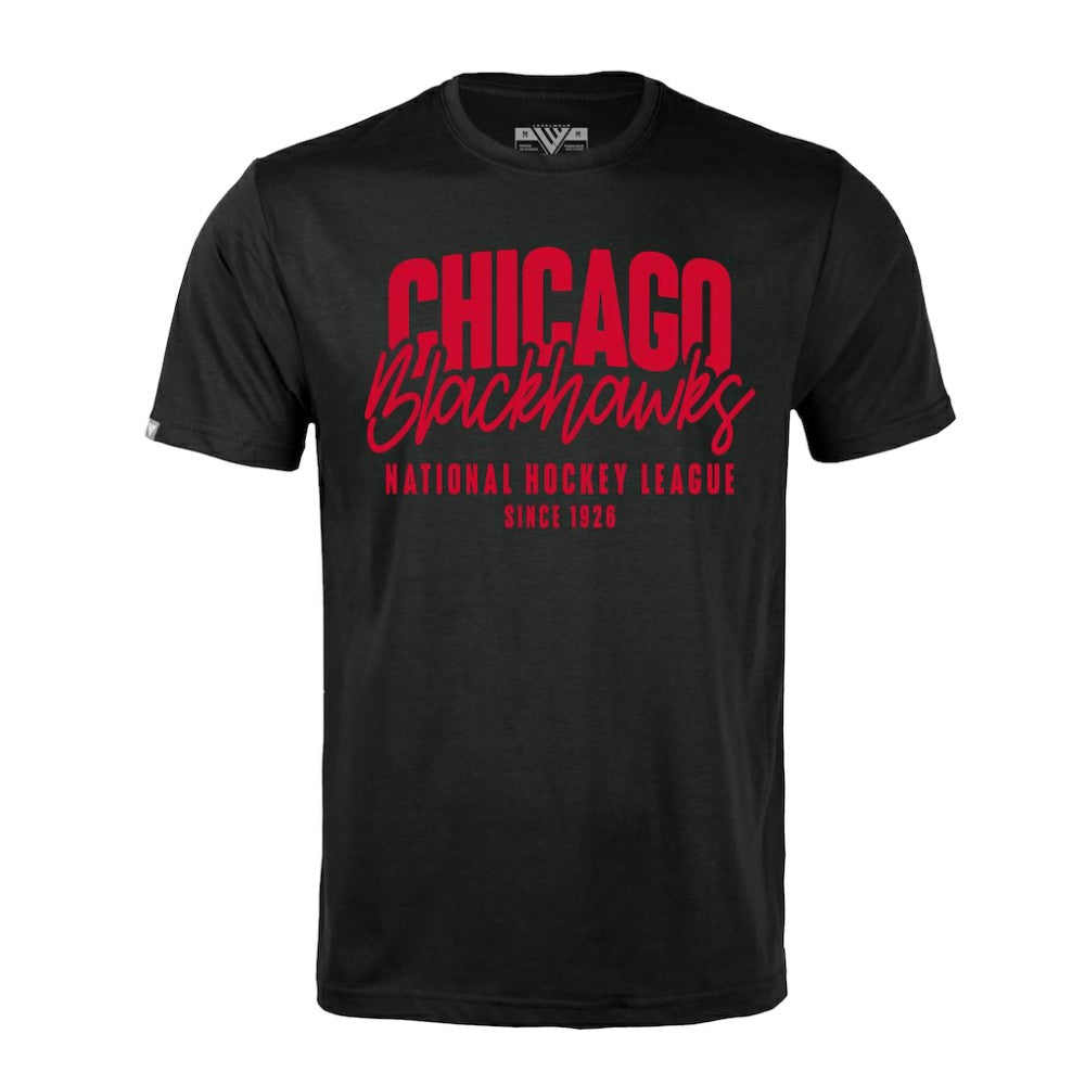 Chicago Blackhawks Levelwear Richmond Response T-Shirt - Black T-shirts