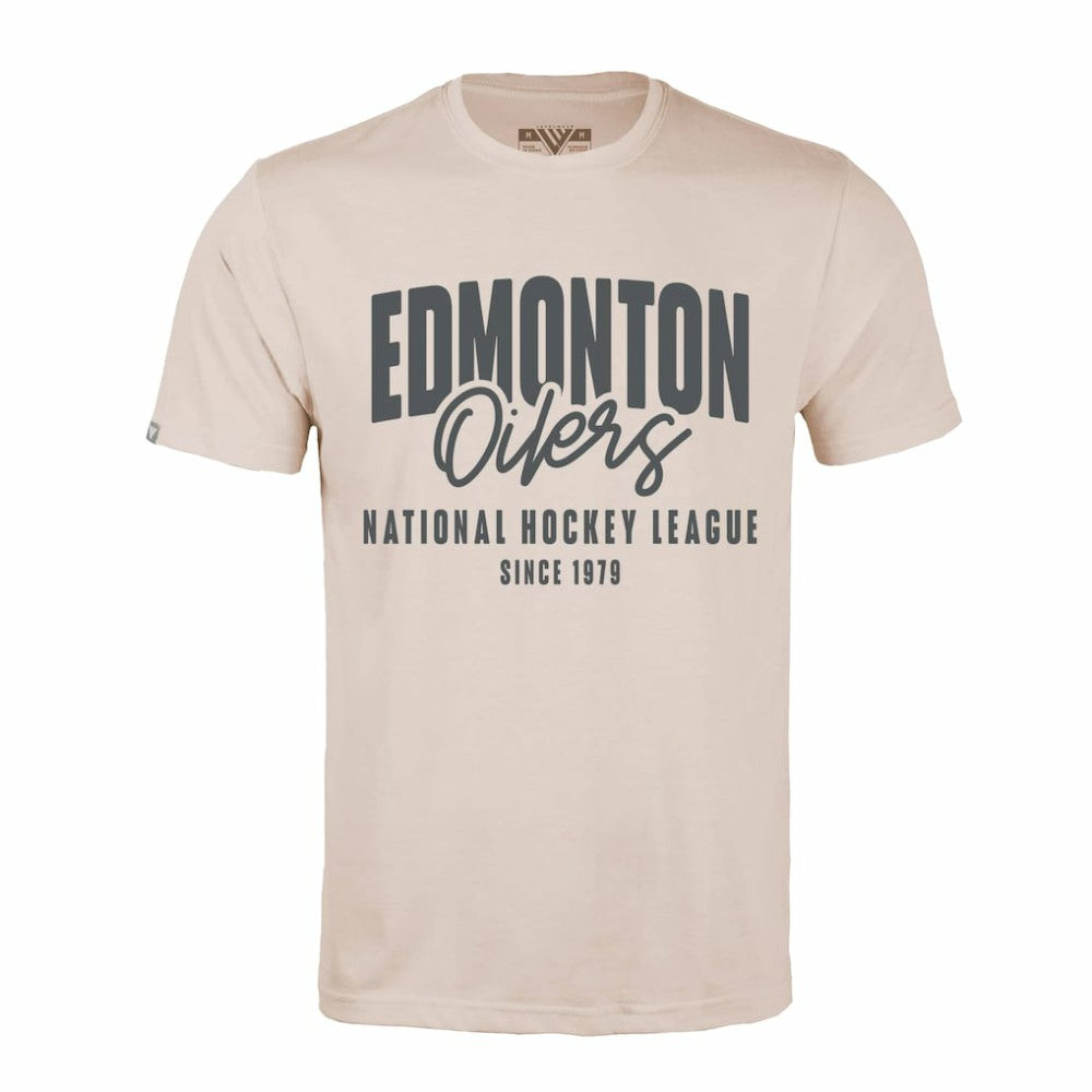 Edmonton Oilers Levelwear Richmond Response T-Shirt - Khaki T-shirts