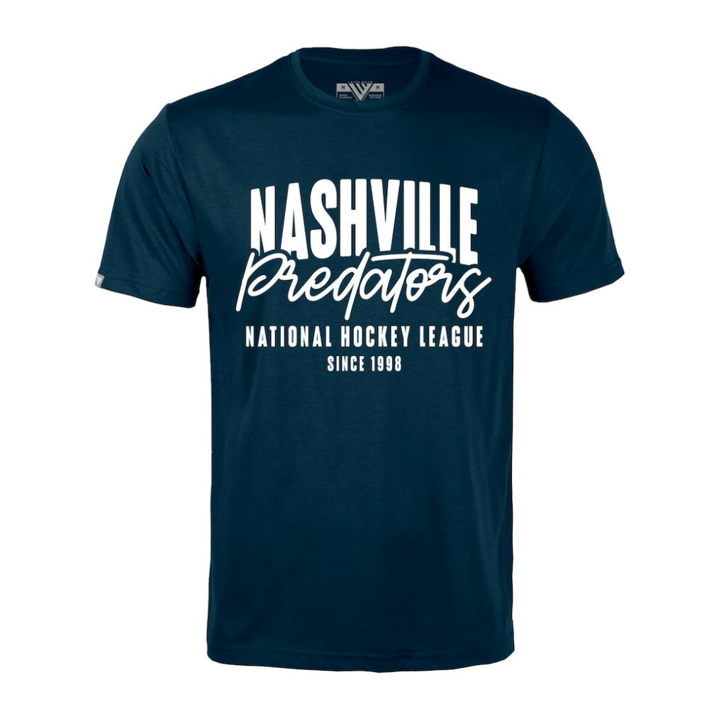 Nashville Predators Levelwear Richmond Response T-Shirt - Navy T-shirts
