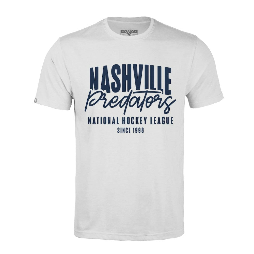 Nashville Predators Levelwear Richmond Response T-Shirt - White T-shirts