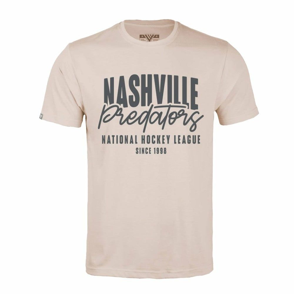 Nashville Predators Levelwear Richmond Response T-Shirt - Khaki T-shirts
