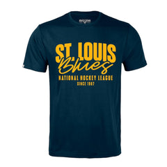 St. Louis Blues Levelwear Richmond Response T-Shirt - Navy T-shirts