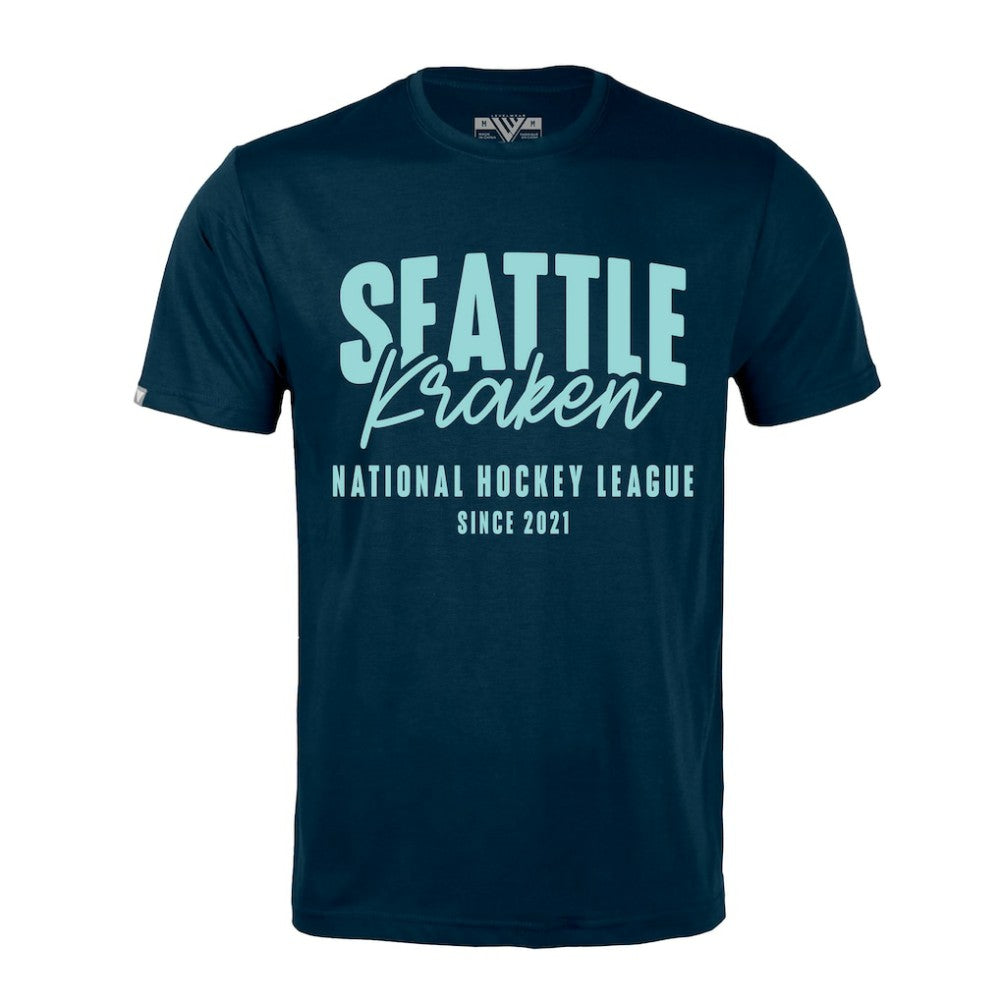 Seattle Kraken Levelwear Richmond Response T-Shirt - Deep Sea Blue T-shirts