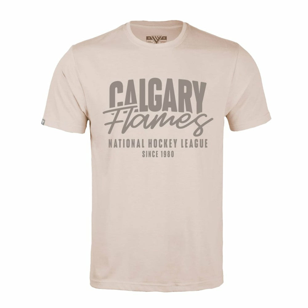 Calgary Flames Levelwear Richmond Response T-Shirt - Khaki T-shirts