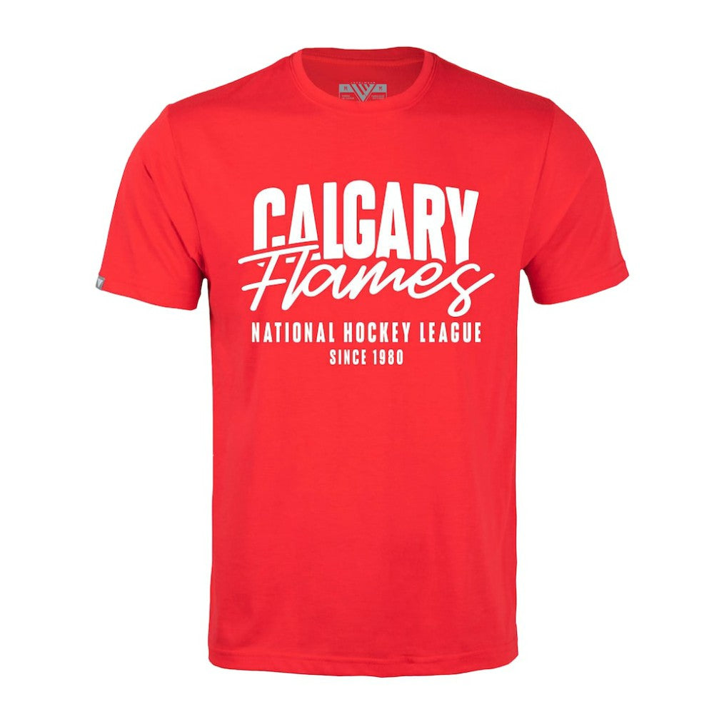Calgary Flames Levelwear Richmond Response T-Shirt - Red T-shirts