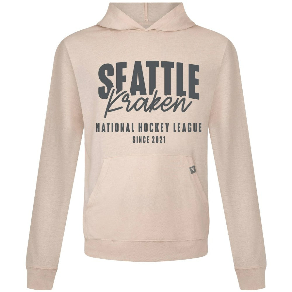 Seattle Kraken Levelwear Relay Response Pullover Hoodie - Khaki Hoodies