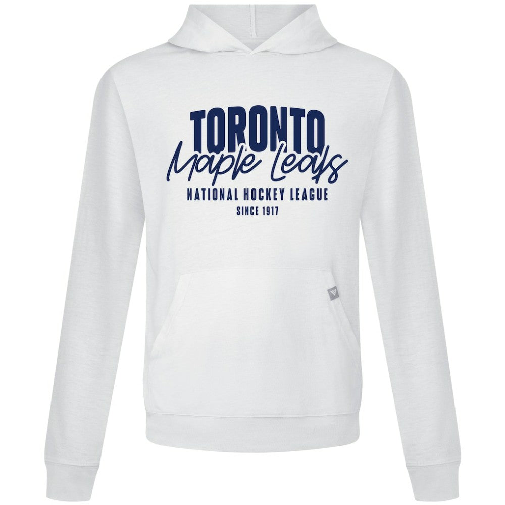 Toronto Maple Leafs Levelwear Relay Response Pullover Hoodie - White Hoodies