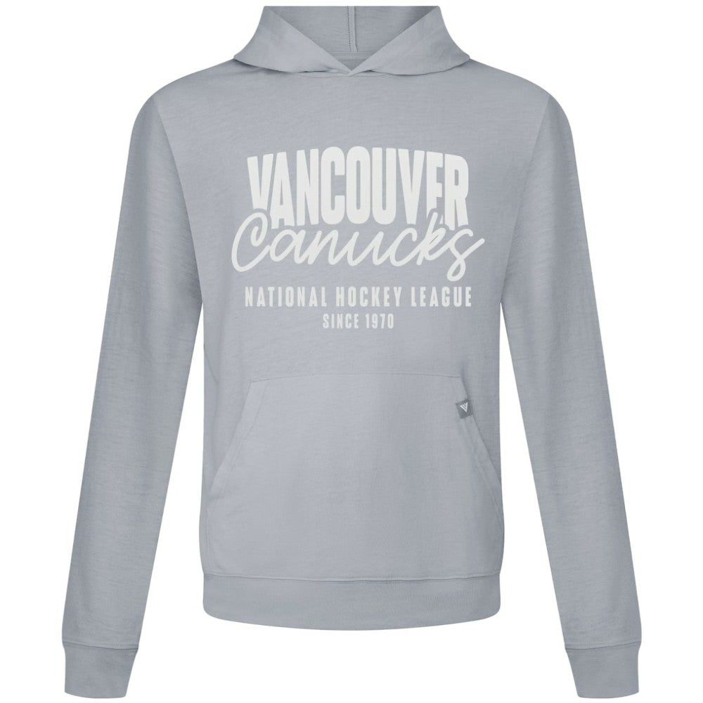 Vancouver Canucks Levelwear Relay Response Pullover Hoodie - Gray Hoodies