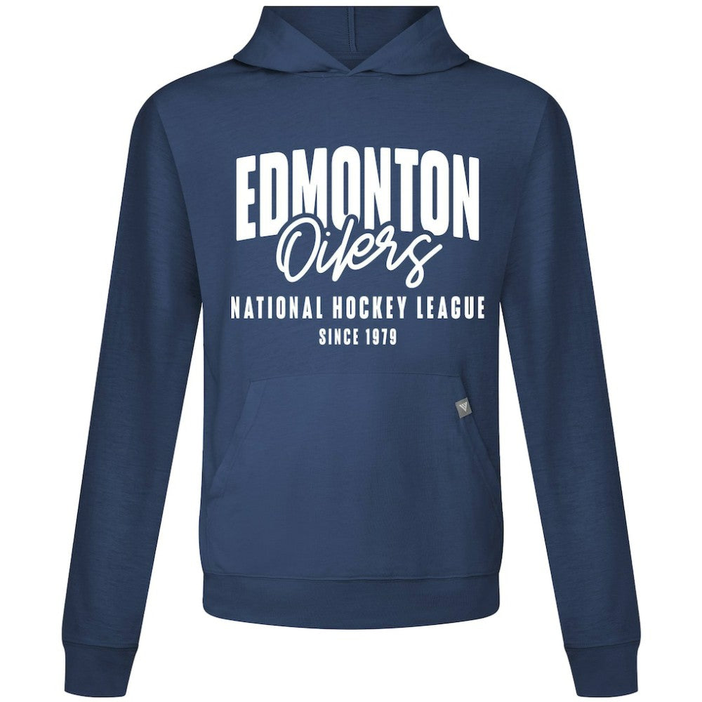Edmonton Oilers Levelwear Relay Response Pullover Hoodie - Navy Hoodies
