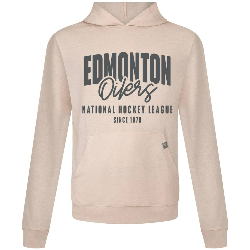 Edmonton Oilers Levelwear Relay Response Pullover Hoodie - Khaki Hoodies