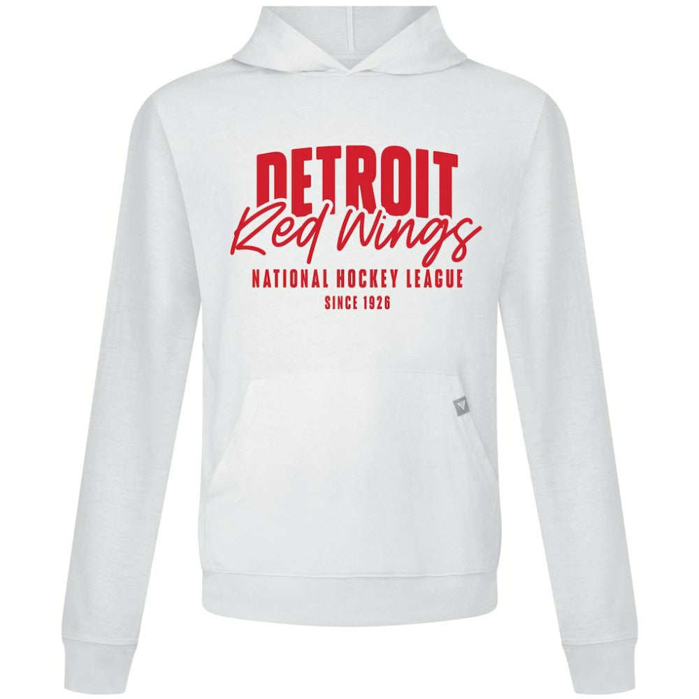 Detroit Red Wings Levelwear Relay Response Pullover Hoodie - White Hoodies