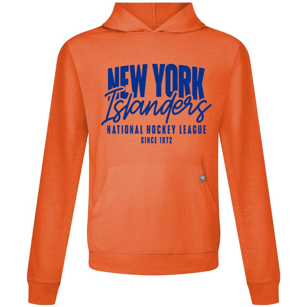New York Islanders Levelwear Relay Response Pullover Hoodie - Orange Hoodies