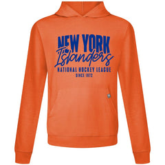 New York Islanders Levelwear Relay Response Pullover Hoodie - Orange Hoodies