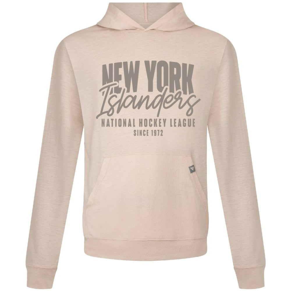 New York Islanders Levelwear Relay Response Pullover Hoodie - Khaki Hoodies