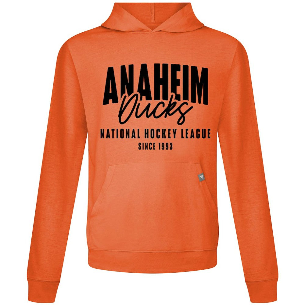 Anaheim Ducks Levelwear Relay Response Pullover Hoodie - Orange Hoodies